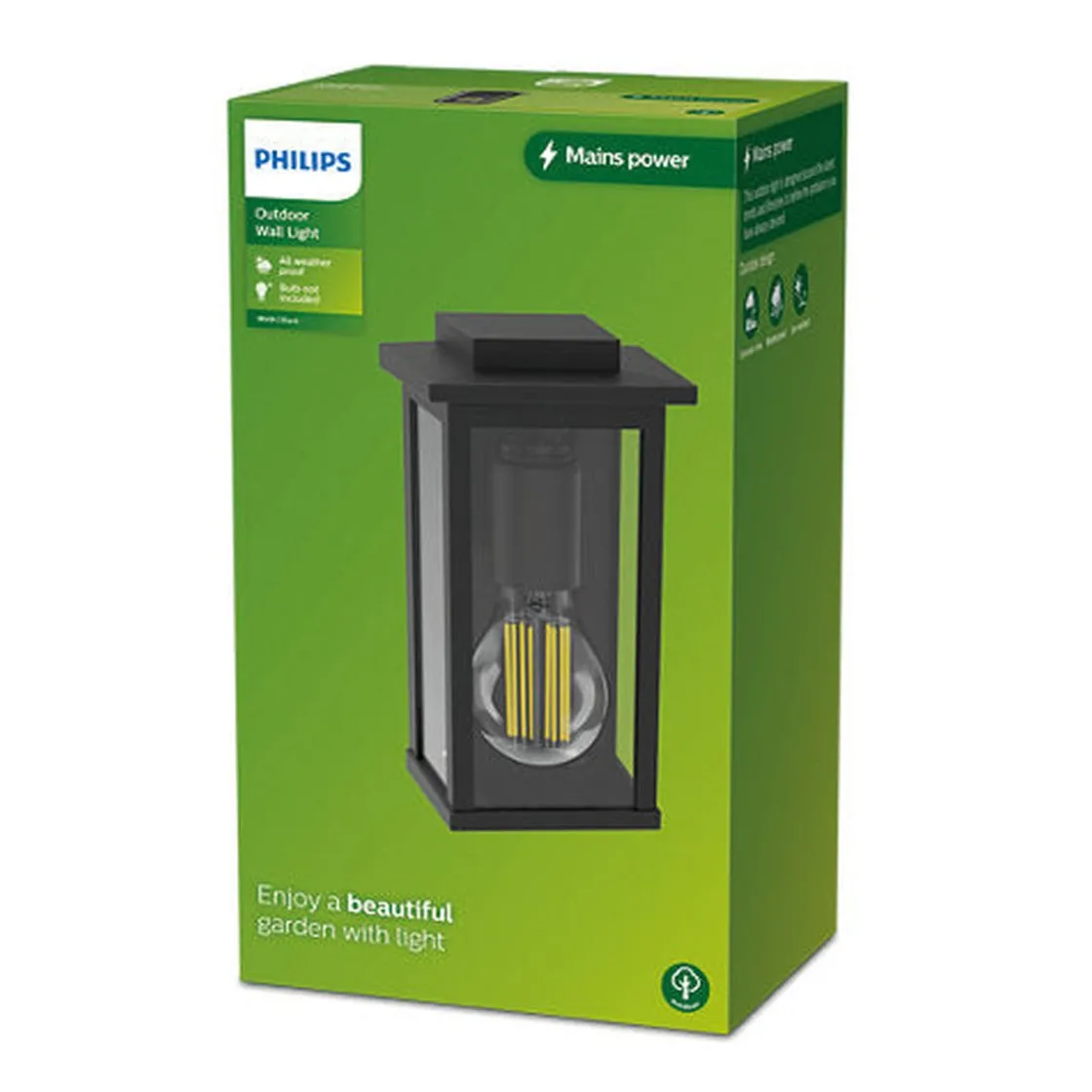Philips Utelamper - Veggskjold / Plafond<Mirth vegglampe utendørs IP44