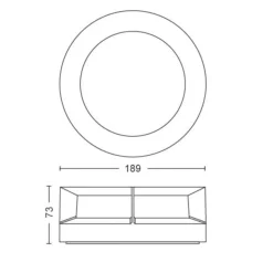 Philips Utelamper - Veggskjold / Plafond<myGarden Actea vegglampe utendørs IP44 12W LED -