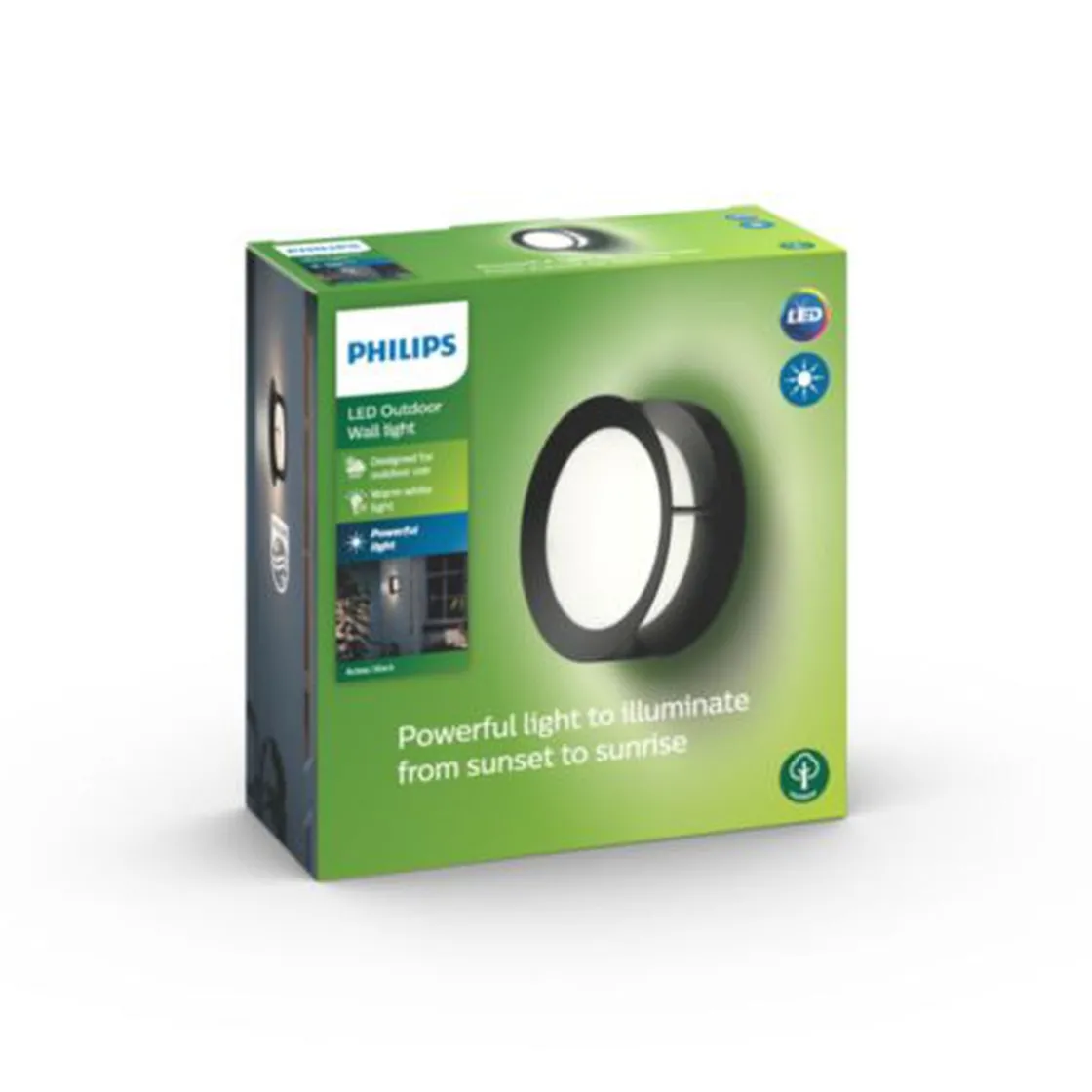 Philips Utelamper - Veggskjold / Plafond<myGarden Actea vegglampe utendørs IP44 12W LED -