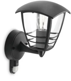 Philips Utelamper - Klassiske Vegglamper<myGarden Creek vegglampe m/bevegelses sensor opp utendørs IP44