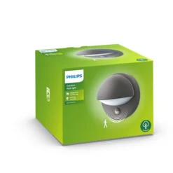 Philips Utelamper - Klassiske Vegglamper<myGarden Juni vegglampe utendørs IP44 E27 m/sensor -