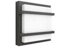 Philips Utelamper - Veggskjold / Plafond<myGarden Petronia 12W - Antrasitt