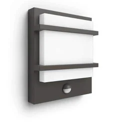 Philips Utelamper - Veggskjold / Plafond<myGarden Petronia 12W med sensor - Antrasitt