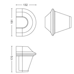 Philips Utelamper - Klassiske Vegglamper<myGarden Serres vegglampe utendørs IP44 -