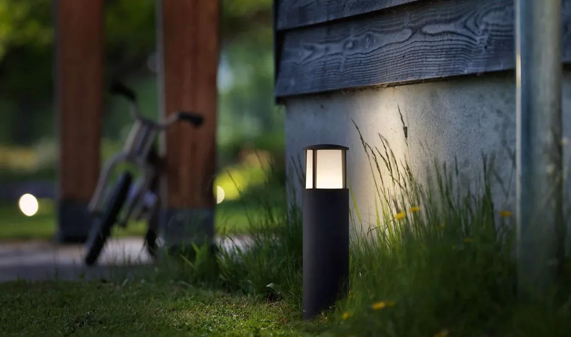 Philips Pullert<myGarden Stock LED pullert mini, antrasitt