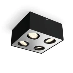 Philips Kjøkkenbelysning Tak|Spotter & Skinner<myLiving 4 lys takspot 4x4,5W warmglow - Hvit