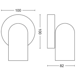 Philips Kjøkkenbelysning Tak|Spotter & Skinner<myLiving Pongee 1 takspot / veggspot