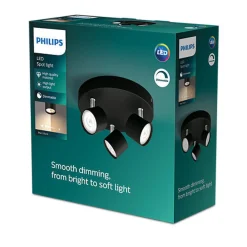 Philips Kjøkkenbelysning Tak|Spotter & Skinner<myLiving star rund taklampe 3x4,5W 2700 Kelvin dimbar -