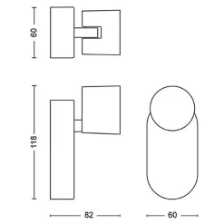 Philips Kjøkkenbelysning Tak|Taklamper / Takplafonder<myLiving star tak/ vegglampe 4,5W 2700 Kelvin dimbar -