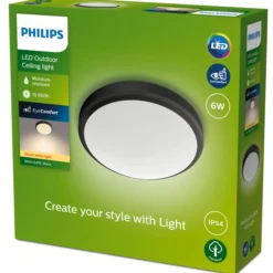 Philips Taklamper Ute|Utendørs Downlights<Python taklampe utendørs IP54 6W LED