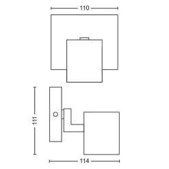 Philips Kjøkkenbelysning Tak|Spotter & Skinner<Runner taklampe 1 spot -