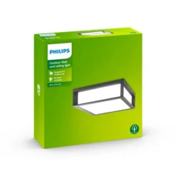 Philips Utelamper - Veggskjold / Plafond<Skies vegg/taklampe utendørs IP44 E27