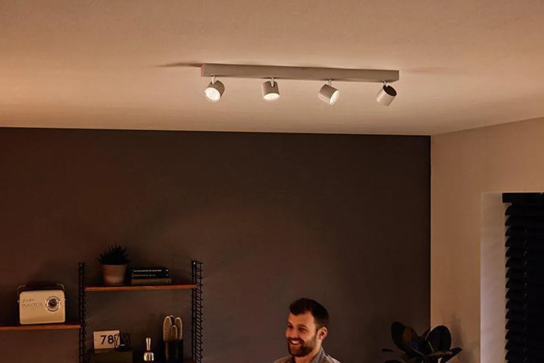 Philips Kjøkkenbelysning Tak|Spotter & Skinner<Star Warmglow 4 LED-spot dimbar -