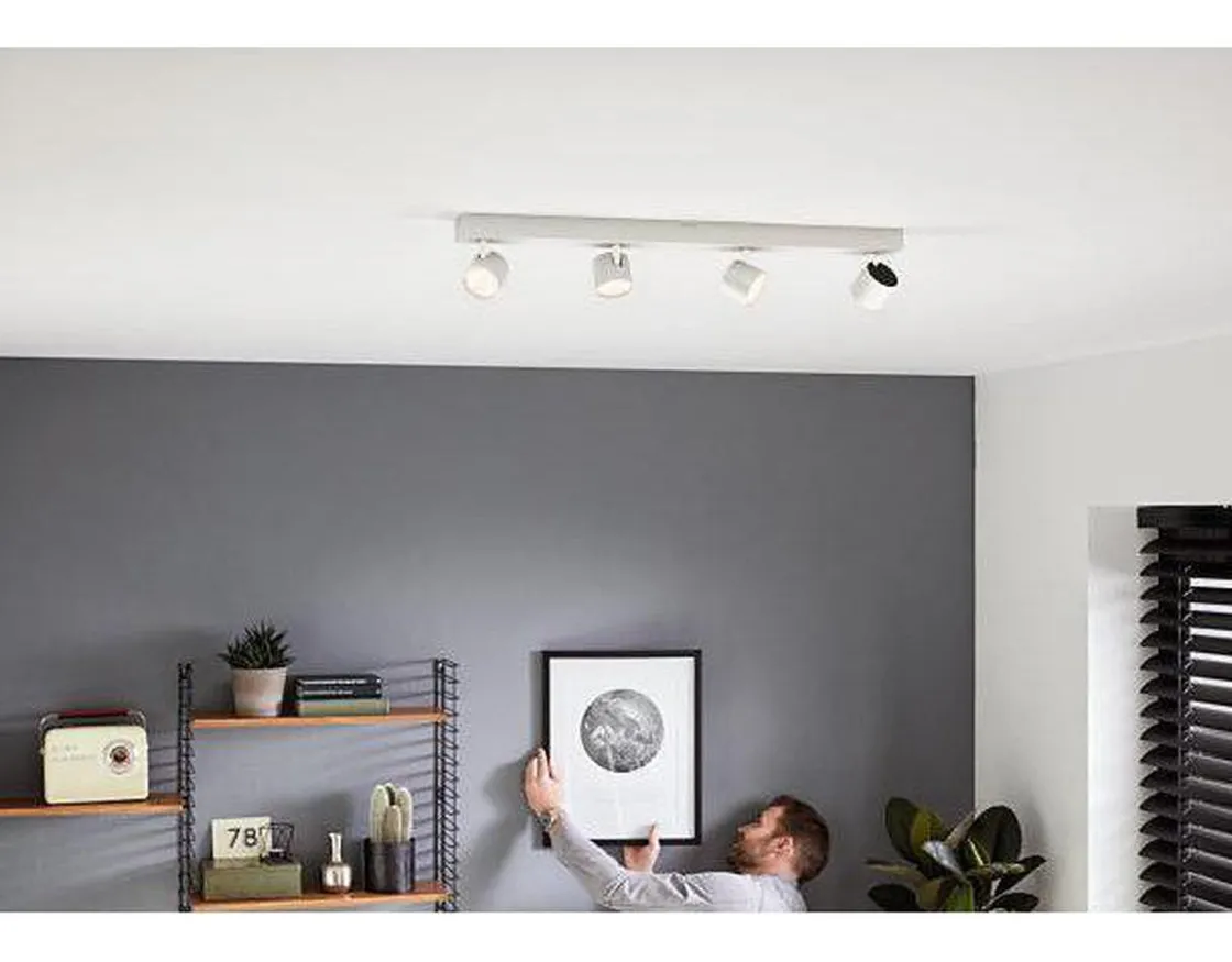 Philips Kjøkkenbelysning Tak|Spotter & Skinner<Star Warmglow 4 LED-spot dimbar -