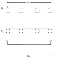 Philips Kjøkkenbelysning Tak|Spotter & Skinner<Star Warmglow 4 LED-spot dimbar -