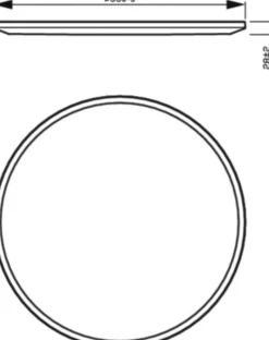 Philips Kjøkkenbelysning Tak|Taklamper / Takplafonder<superslim taklampe 55 cm 36W 2700 Kelvin 3-step dim