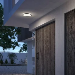 Philips Taklamper Ute|Utendørs Downlights<superslim utendørs taklampe 25 cm 15W 2700 Kelvin 3-step dim