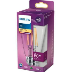 Philips Led-Pærer E27 Sokkel<7W LED filament (60W) 60mm
