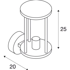 Slv Utelamper - Klassiske Vegglamper<Photonia vegglampe utendørs IP55