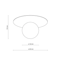 TK Lighting Barneromsbelysning|Kjøkkenbelysning Tak<Pixi tak/vegglampe