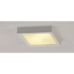 Slv Kjøkkenbelysning Tak|Taklamper / Takplafonder<Plastra firkantet taklampe 25x25 cm E27