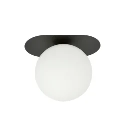 Emibig Kjøkkenbelysning Tak|Taklamper / Takplafonder<Plaza taklampe 1 lys - Svart/Opal