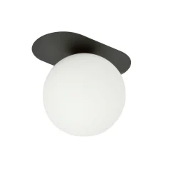 Emibig Kjøkkenbelysning Tak|Taklamper / Takplafonder<Plaza taklampe 1 lys - Svart/Opal