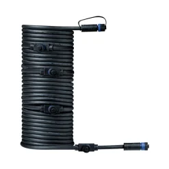 Paulmann Plug & Shine System<Plug & Shine 10 meter kabel med 5 utganger