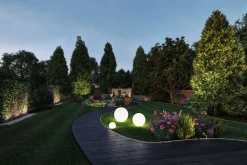 Paulmann Plug & Shine System<Plug & Shine Globe 50 cm 6,5W 3000 Kelvin IP67 - Med jordspyd