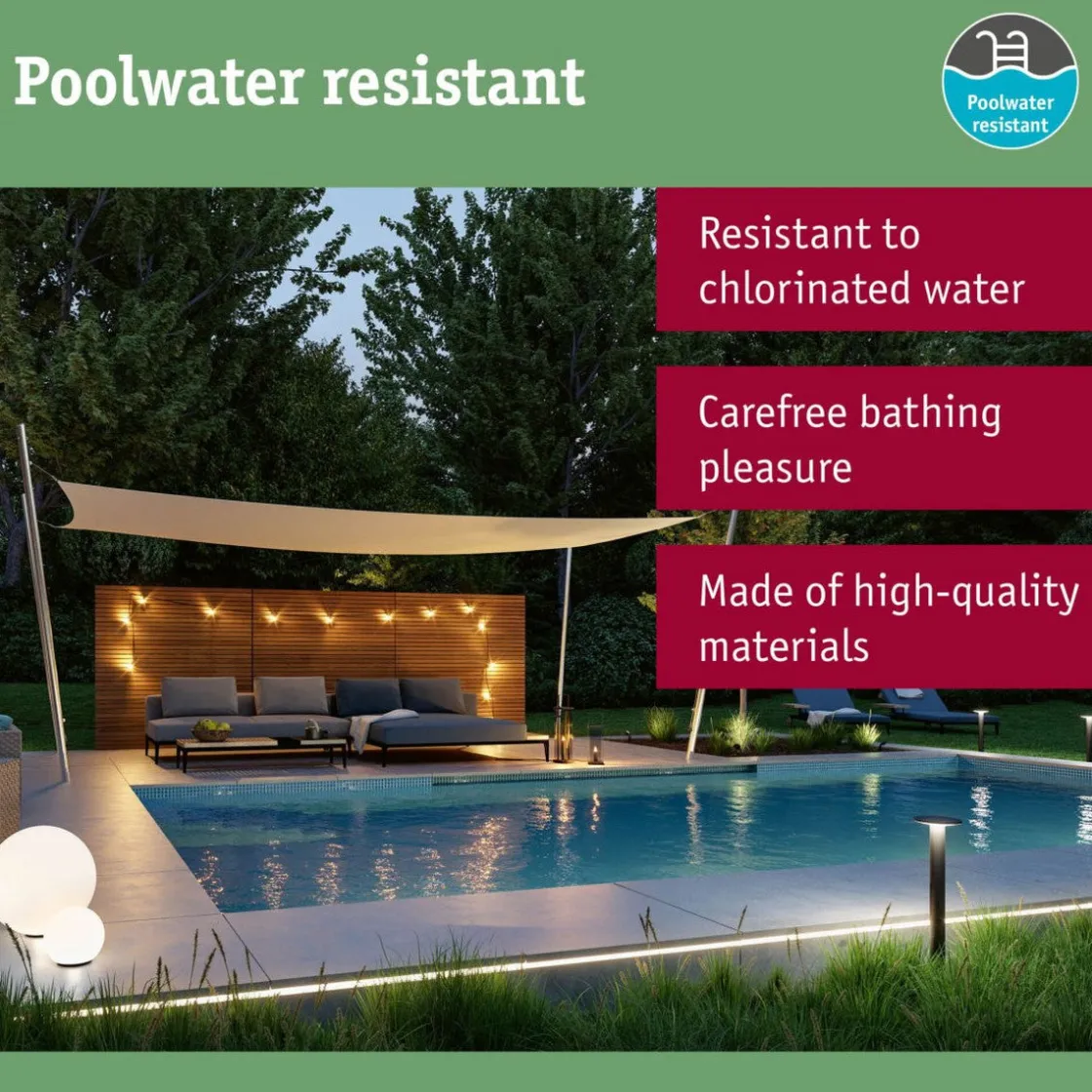 Paulmann Uplights|Plug & Shine System<Plug & Shine innfelt lysstang 8W 3000 Kelvin IP67