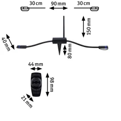 Paulmann Plug & Shine System<Plug & Shine Kontroller - Med fjernkontroll