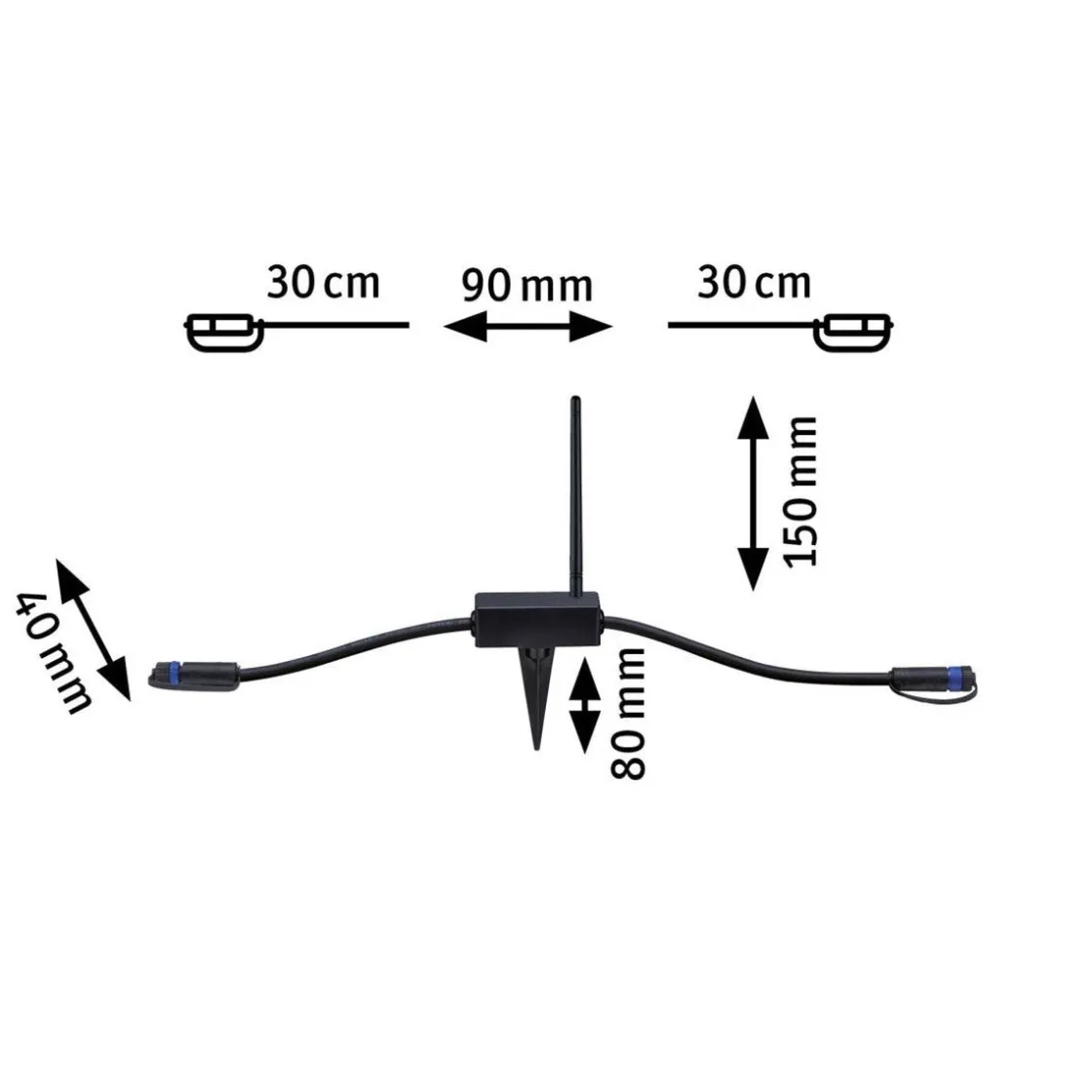 Paulmann Plug & Shine System<Plug & Shine Kontroller ekstra enhet - Uten fjernkontroll