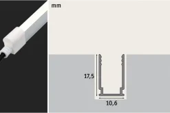 Paulmann Uplights|Plug & Shine System<Plug & Shine Led strip profil 1 meter