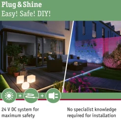 Paulmann Uplights|Plug & Shine System<Plug & Shine Led strip profil 1 meter