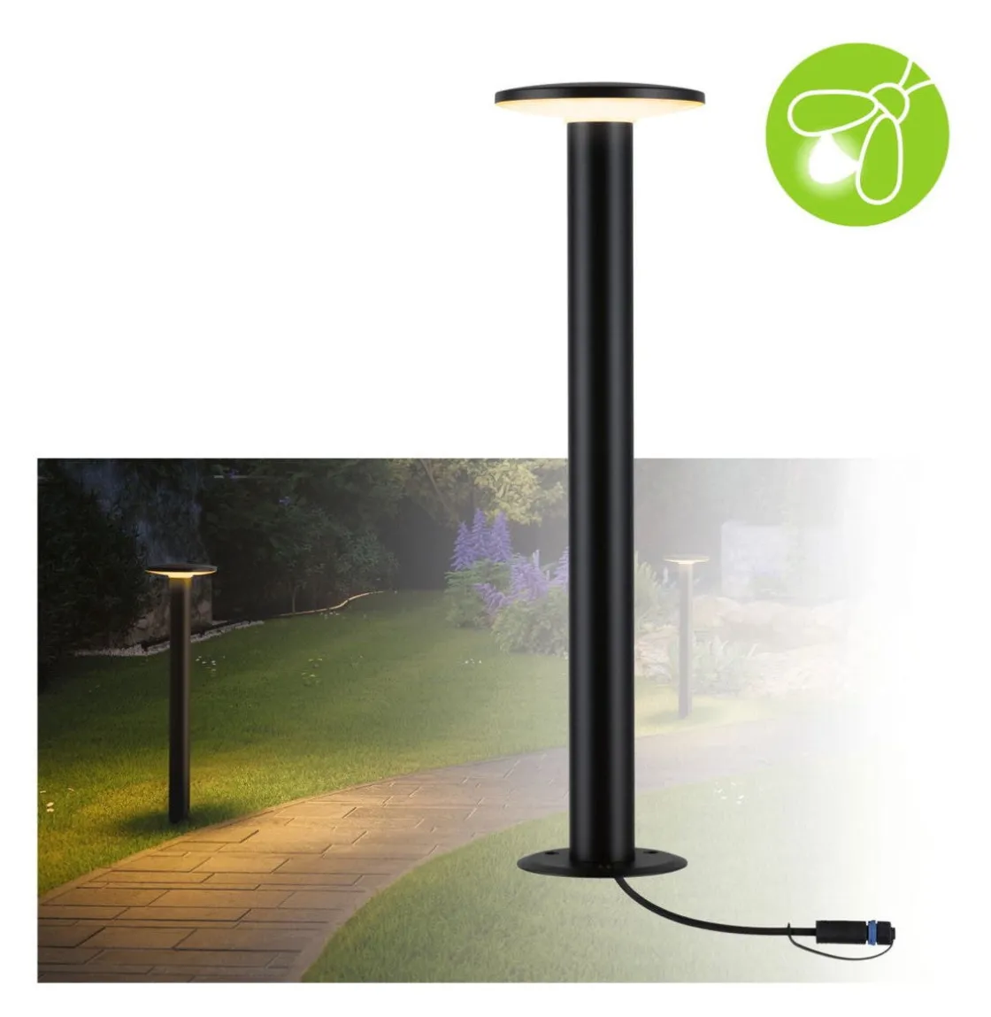 Paulmann Plug & Shine System|Pullert<Plug & Shine Plate pullert IP44 60 cm 7W 2200 Kelvin - 24 Volt