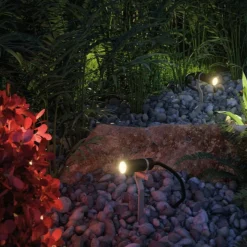 Paulmann Spot På Spyd|Plug & Shine System<Plug & Shine Platini spot med spyd 2W 3000 Kelvin IP65