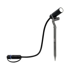 Paulmann Spot På Spyd|Plug & Shine System<Plug & Shine Platini spot med spyd 2W 3000 Kelvin IP65 - 3 pakning