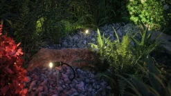 Paulmann Spot På Spyd|Plug & Shine System<Plug & Shine Platini spot med spyd 2W 3000 Kelvin IP65 - 3 pakning