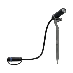 Paulmann Spot På Spyd|Plug & Shine System<Plug & Shine Platini spot med spyd 2W 3000 Kelvin IP65 - 3 pakning