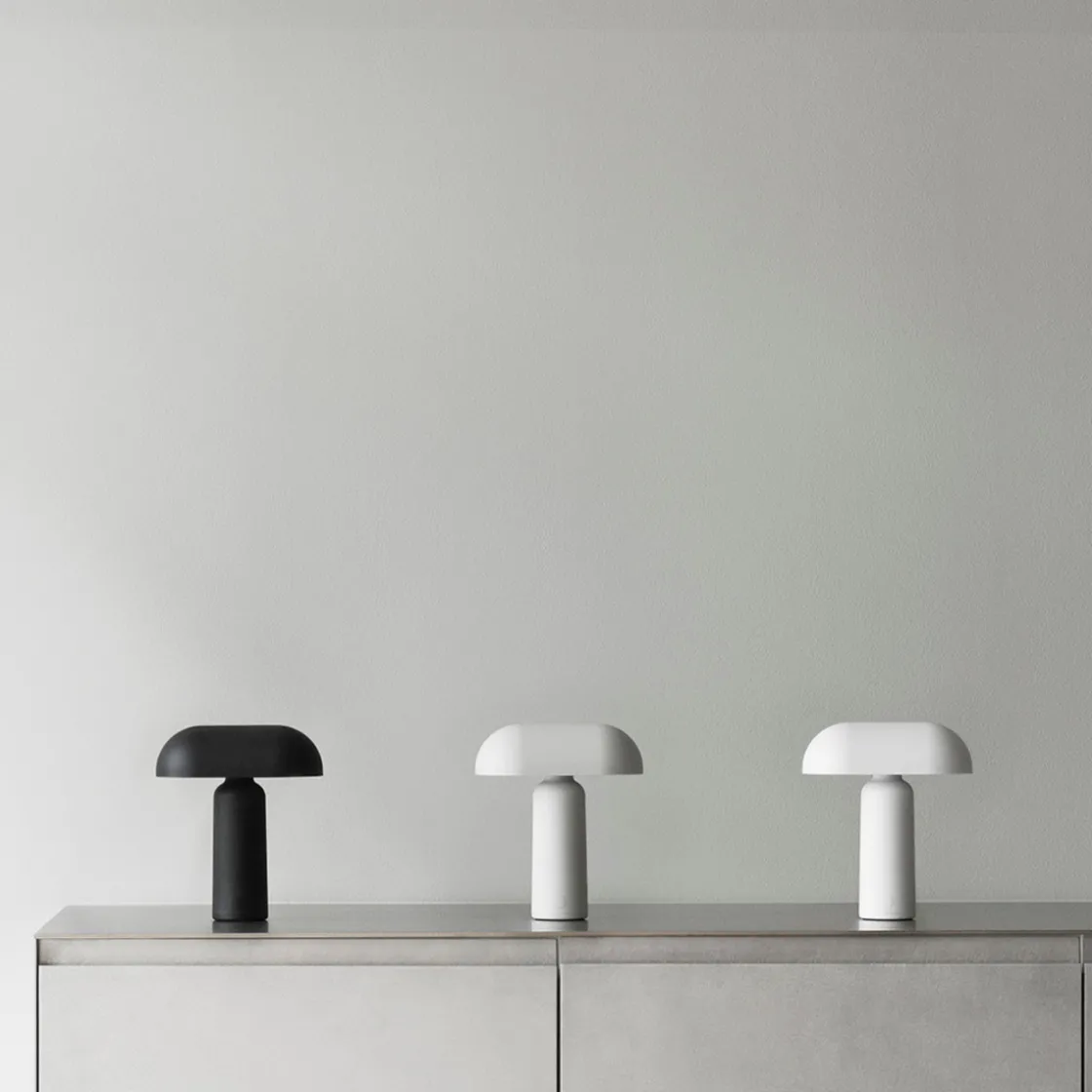 Normann Copenhagen Oppladbare Bordlamper<Porta bordlampe - Grå