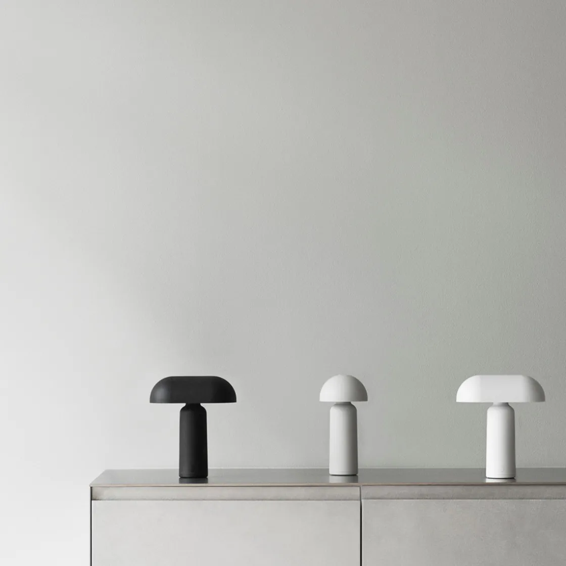 Normann Copenhagen Oppladbare Bordlamper<Porta bordlampe - Svart