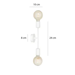 Emibig Interiørlamper<Proton vegglampe 2 lys -