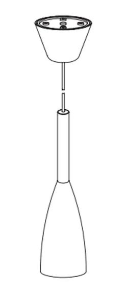 DFTP Kjøkkenbelysning Tak|Takpendler<Pure takpendel - Hvit