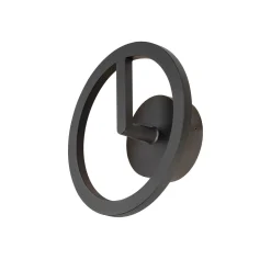 Slv Utelamper Til Kystområder|Utelamper - Veggskjold / Plafond<Q-ring 27 cm vegglampe utendørs 10W 3000 kelvin IP65 - dimbar