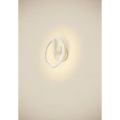 Slv Utelamper Til Kystområder|Utelamper - Veggskjold / Plafond<Q-ring 27 cm vegglampe utendørs 10W 3000 kelvin IP65 - dimbar