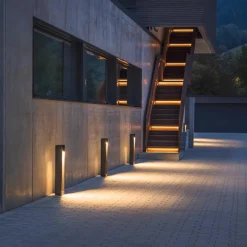 Slv Pullert<Quad pullert 90 cm IP65 3000 Kelvin 18W