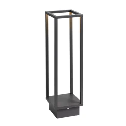 Slv Pullert<Quadrulo pullert 53 cm IP55 7W 3000 Kelvin