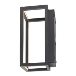 Slv Utelamper - Veggskjold / Plafond<Quadrulo vegglampe utendørs 7,4W 3000 Kelvin IP55