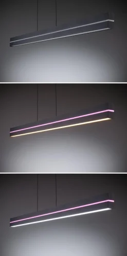 Paulmann Kjøkkenbelysning Tak|Takpendler<Raiko takpendel 19/6W 2700-6500 Kelvin RGB med fjernkontroll