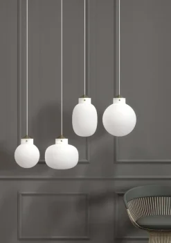 DFTP Kjøkkenbelysning Tak|Takpendler<Raito takpendel 22 oval - Opal